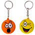 Decopatent 48 STUKS Vrolijke Gezichten Smiley Sleutelhangers - Uitdeelcadeaus - Traktatie Uitdeelcadeautjes voor kinderen - Grabbelton - School - Kinderfeestje - Klein Speelgoed Trakteren - Grabbelton Traktaties Cadeautjes