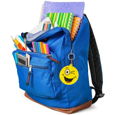 Decopatent 48 STUKS Vrolijke Gezichten Smiley Sleutelhangers - Uitdeelcadeaus - Traktatie Uitdeelcadeautjes voor kinderen - Grabbelton - School - Kinderfeestje - Klein Speelgoed Trakteren - Grabbelton Traktaties Cadeautjes