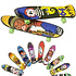 Decopatent 48 STUKS Vinger Skateboard - Fingerboard - Mini Skateboard - Speelgoed Finger Board - Uitdeelcadeaus - Traktatie Uitdeelcadeautjes voor kinderen - Grabbelton - School - Kinderfeestje - Klein Speelgoed Trakteren - Traktaties Cadeautjes