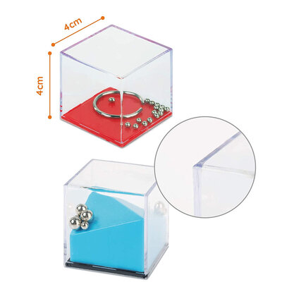 Decopatent 24 STUKS Geduldspelletjes Kubus - Uitdeelcadeaus - Traktatie Uitdeelcadeautjes voor kinderen - Grabbelton - School - Kinderfeestje - Klein Speelgoed Trakteren - Grabbelton Traktaties Cadeautjes