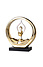 Decopatent Decopatent - Yoga Beeld Vrouw - Sculptuur Yoga dame - Woman Woondecoratie - Yoga meditatie houding - Decoratie beeld Rond - Afm. 26x8.8.x27 Cm - Kleur: Goud