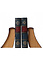 Decopatent Decopatent - Vintage Houten Boekensteunen - 2-Delige Set - Boekensteun Hout - Vintage Boeken Design - Boekenstandaard - Afm. 13x13x19 CM.