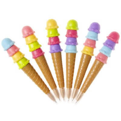 Decopatent 24 STUKS IJsjes / IJshoorn Balpennen - Uitdeelcadeaus - Speelgoed Traktatie Uitdeelcadeautjes voor kinderen
