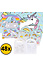 Decopatent 48 STUKS Unicorn / Eenhoorn Kleurboekjes met Stickers - Traktatie Uitdeelcadeautjes voor kinderen - Klein Speelgoed - Uitdeelcadeaus