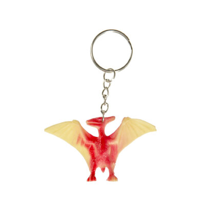Decopatent 48 STUKS Dinosaurus 3D Sleutelhangers - Dino - Speelgoed Traktatie Uitdeelcadeautjes voor kinderen - Uitdeelcadeaus