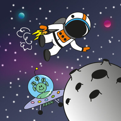 Decopatent 48 STUKS Space Paddle Bat Bal Spel met Elastiek - Speelgoed Traktatie Uitdeelcadeautjes voor kinderen - Uitdeelcadeaus