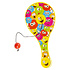 Decopatent 48 STUKS Smiley Paddle Bat Bal Spel met Elastiek - Speelgoed Traktatie Uitdeelcadeautjes voor kinderen - Uitdeelcadeaus