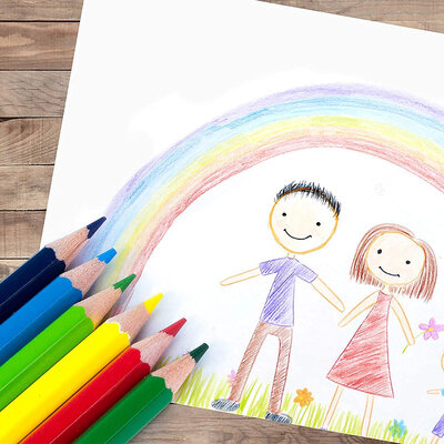 Decopatent 24 STUKS 6-Delige Regenboog Kleurpotloodjes - Traktatie Uitdeelcadeautjes voor kinderen - Klein Speelgoed - Uitdeelcadeaus - Kleurpotloden