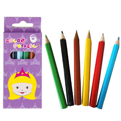 Decopatent 24 STUKS 6-Delige Prinsessen Kleurpotloodjes - Traktatie Uitdeelcadeautjes voor kinderen - Klein Speelgoed - Uitdeelcadeaus - Kleurpotloden