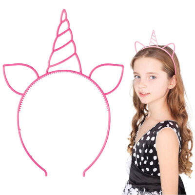 Decopatent 24 STUKS Unicorn / Eenhoorn Tiara Diadeem - Traktatie Uitdeelcadeautjes voor kinderen - Traktaties - Uitdeelcadeaus - Unicorn Haarband