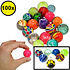 Decopatent 100 STUKS MIX Stuiterballen Ø2.7 Cm - Traktatie Uitdeelcadeautjes voor kinderen - Kleine Speelgoed Stuiterbal - Uitdeelcadeaus - Bouncing Ball