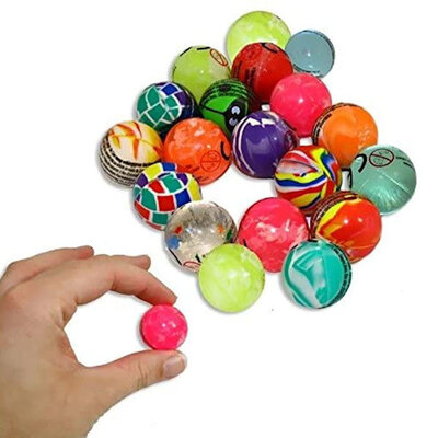 Decopatent 100 STUKS MIX Stuiterballen Ø2.7 Cm - Traktatie Uitdeelcadeautjes voor kinderen - Kleine Speelgoed Stuiterbal - Uitdeelcadeaus - Bouncing Ball