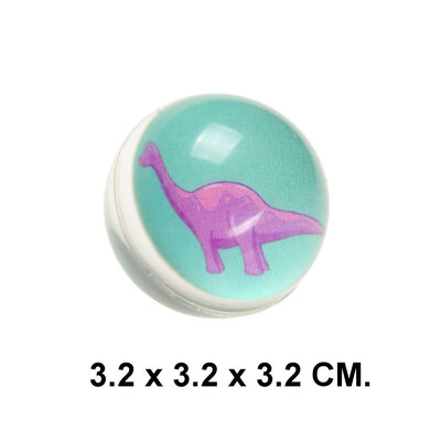 Decopatent 50 STUKS Dino / Dinosaurus Stuiterballen Ø3.2 Cm - Traktatie Uitdeelcadeautjes voor kinderen - Speelgoed Stuiterbal - Uitdeelcadeaus - Bouncing Ball