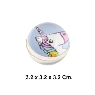 Decopatent 50 STUKS Unicorn / Eenhoorn Stuiterballen Ø3.2 Cm - Traktatie Uitdeelcadeautjes voor kinderen - Speelgoed Stuiterbal - Uitdeelcadeaus - Bouncing Ball
