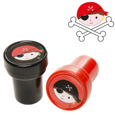 Decopatent 60 STUKS Piraten Stempels - Traktatie Uitdeelcadeautjes voor kinderen - Speelgoed Traktaties Stempel - Uitdeelcadeaus
