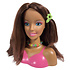 Decopatent Speelgoed Kaphoofd - Sminkpop met make up voor Kinderen - Makeup pop - Kappop - Schminkpop voor Meisjes - Stylinghoofd - Opmaakpop -  Kapkop met haar accessoires en make-up - Kaphoofd voor Meisjes