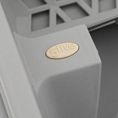 Decopatent Afdruiprek voor afwas - Afdruiprekje met Lekbak - Kunststof Afdruipmat - Afwassen borden & bestek - Afm. 47.5 x 38 x 9 Cm - Kleur: Lichtgrijs of Koelgrijs