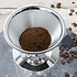 Decopatent RVS Koffiefilter - Stainless Steel - Voor 3-4 Kopjes koffie - Koffie filter- Koffiefilter permanent - Koffiefilterhouder - Verse Koffie