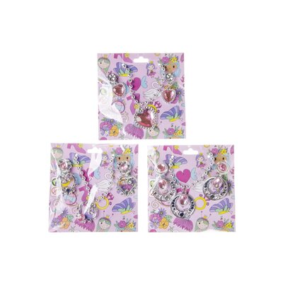 Duckiez Duckiez Set Ketting+Oorbellen Prinses - 36 stuks