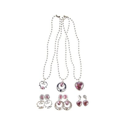 Duckiez Duckiez Set Ketting+Oorbellen Prinses - 36 stuks