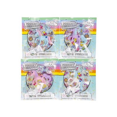 Duckiez Duckiez Eenhoorn Met stickers In Zakje - 24 stuks
