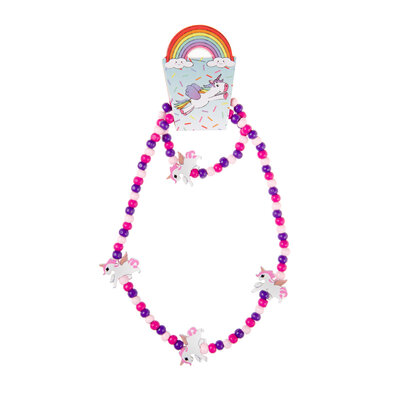Duckiez Duckiez Houten Armband En Ketting Eenhoorn - 48 stuks