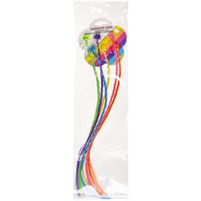 Duckiez Duckiez Regenboog Haarstrengen/Vlecht - 24 stuks