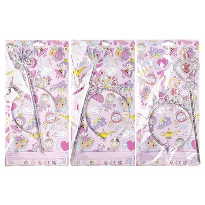 Duckiez Duckiez staf Met Prinsessentiara - 12 stuks