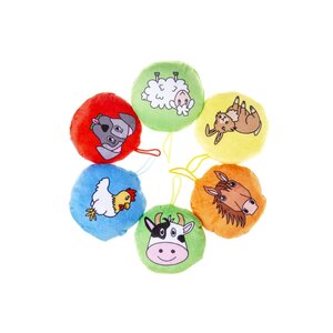 Duckiez Duckiez Pluche Boerderijdieren - 48 stuks
