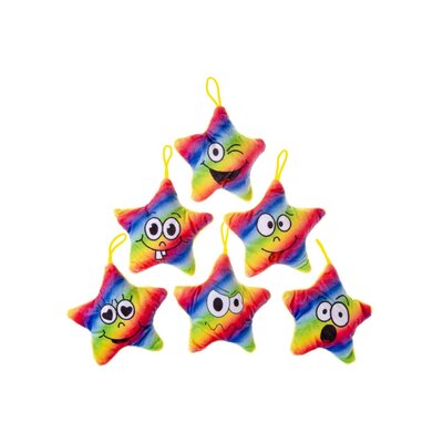 Duckiez Duckiez Pluche Super Soft Regenboog Ster - 24 stuks