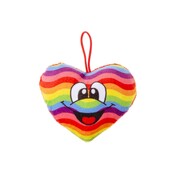 Duckiez Duckiez Pluche Super Soft Regenboog Hart S - 24 stuks