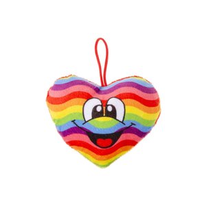 Duckiez Duckiez Pluche Super Soft Regenboog Hart S - 24 stuks