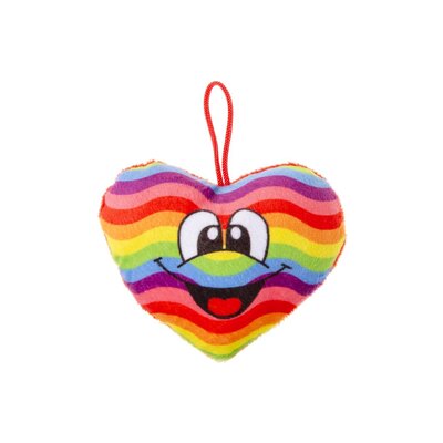 Duckiez Duckiez Pluche Super Soft Regenboog Hart S - 24 stuks
