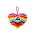 Duckiez Duckiez Pluche Super Soft Regenboog Hart S - 24 stuks