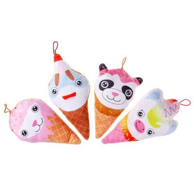 Duckiez Duckiez Pluche Super Soft Ijsje Dieren - 24 stuks