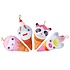 Duckiez Duckiez Pluche Super Soft Ijsje Dieren - 24 stuks