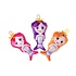 Duckiez Duckiez Pluche Super Soft Zeemeermin Met Gouden Kroon - 24 stuks