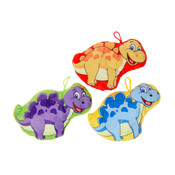 Duckiez Duckiez Pluche Super Soft Dinosaurus - 24 stuks