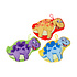 Duckiez Duckiez Pluche Super Soft Dinosaurus - 24 stuks