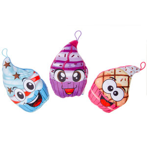 Duckiez Duckiez Pluche Super Soft Cupcake Big Eyes - 24 stuks