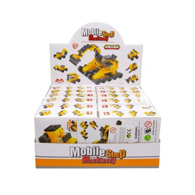 Duckiez Duckiez Maak je Eigen Constructie Auto - 12 stuks