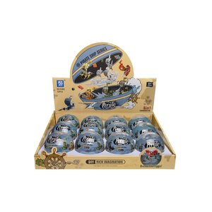 Duckiez Duckiez Blokjes Piratennboot - 12 stuks