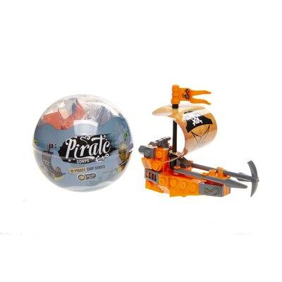 Duckiez Duckiez Blokjes Piratennboot - 12 stuks