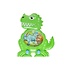 Duckiez Duckiez Waterspelletje Dino - 24 stuks