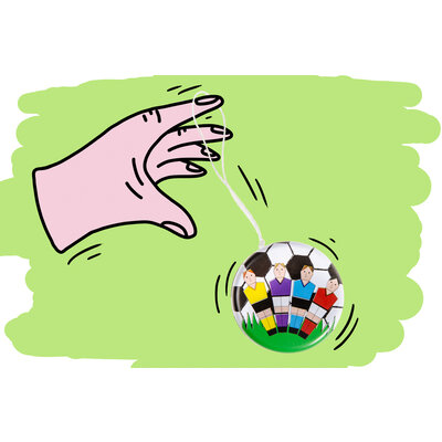 Duckiez Duckiez Jojo Voetbal Metaal - 24 stuks