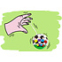 Duckiez Duckiez Jojo Voetbal Metaal - 24 stuks