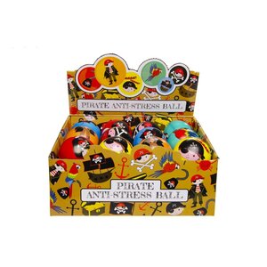 Duckiez Duckiez Anti-Stress Bal Piraat - 24 stuks