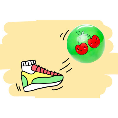 Duckiez Duckiez Bal Kawaii Fruit - 10 stuks