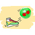 Duckiez Duckiez Bal Kawaii Fruit - 10 stuks