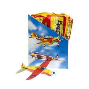 Duckiez Duckiez styrofoam Vliegtuigje - 48 stuks